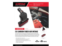 Intake system carbon Corsa Performance Chevrolet Corvette C6 LS3 / Z06 LS7 - 44108-1 Intake system carbon Corsa Performance Chevrolet Corvette C6 LS3 / Z06 LS7